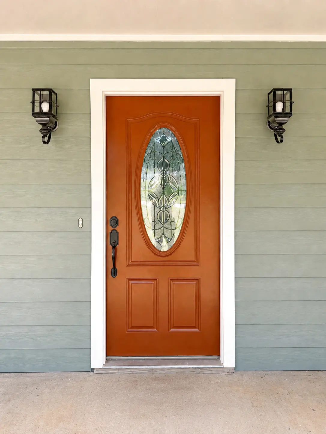 Finished East Texas front entry painted by Guess Company